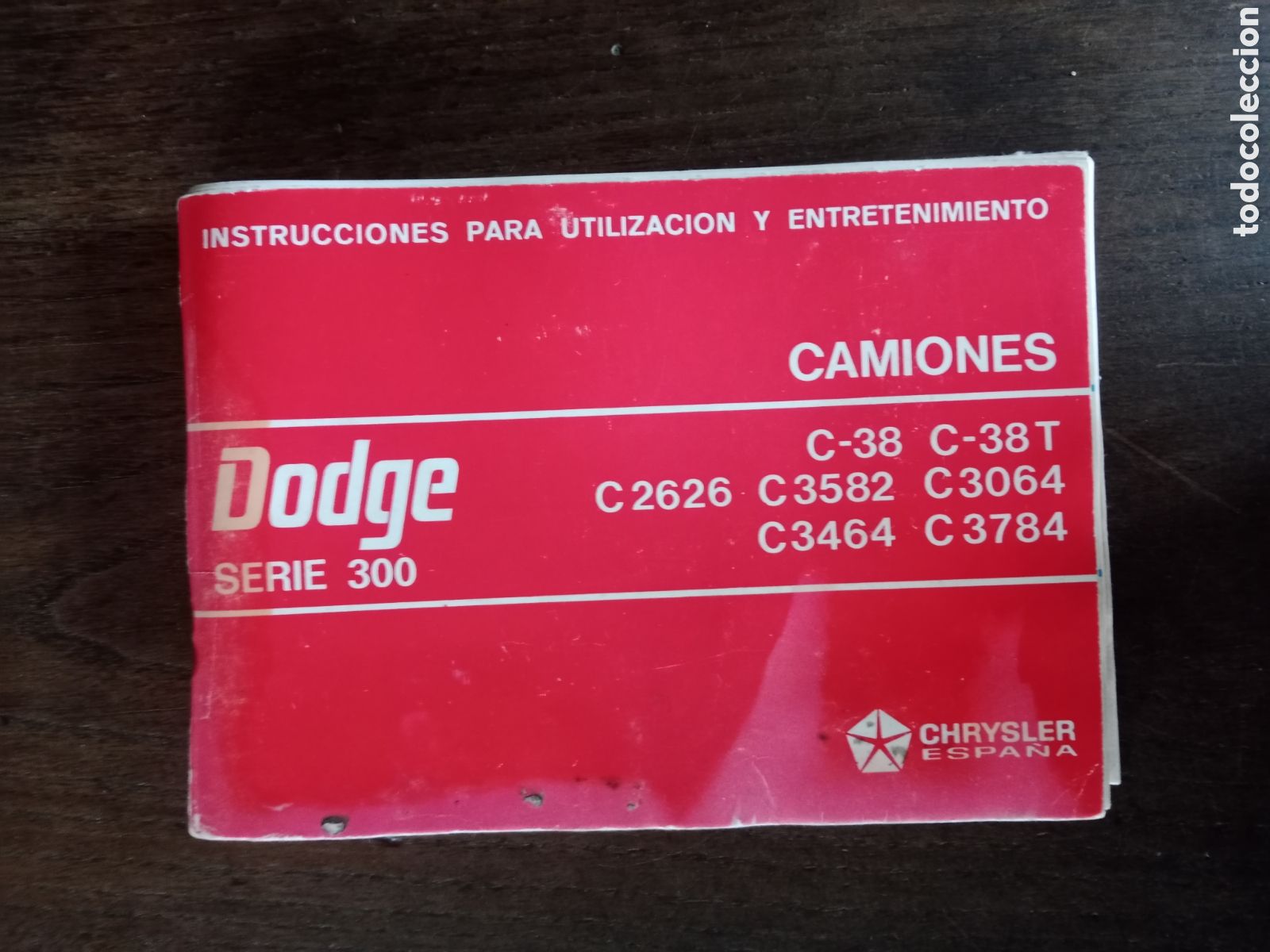 Coches y motocicletas: Manual cami&oacute;n Dodge C 38 C 2626 C 3582 C 3464 C 3784 cami&oacute;n