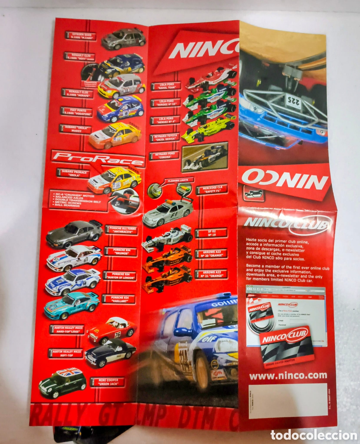 Coches y motocicletas: Lote de cat&aacute;logos Ninco