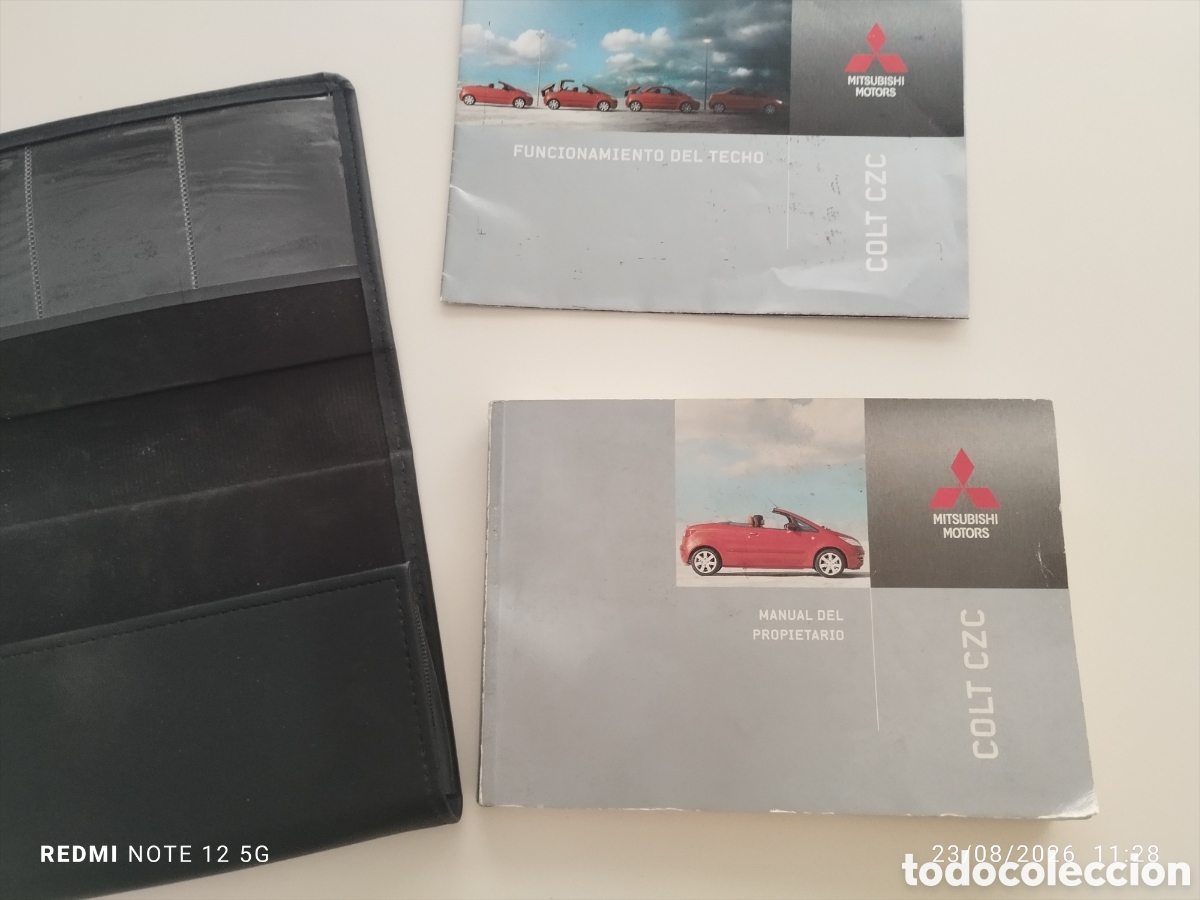Coches y motocicletas: Manual de instrucciones Mitsubishi COLT cabrio