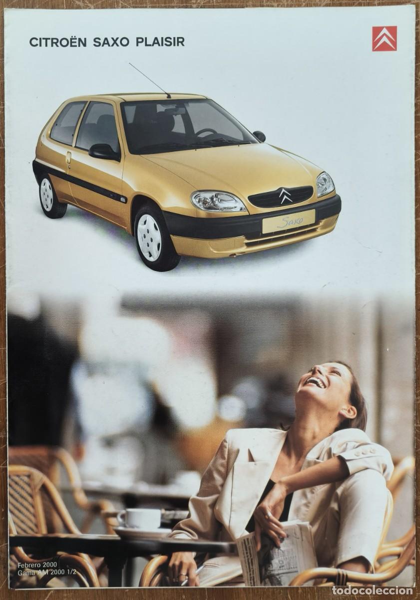 Coches y motocicletas: Cat&aacute;logo Citroen Saxo Plaisir. Febrero 2000. En espa&ntilde;ol *