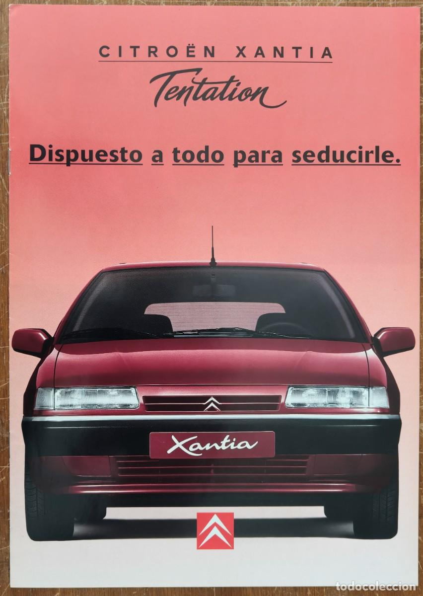 Coches y motocicletas: Cat&aacute;logo Citroen Xantia Tentation. Diciembre 1996. En espa&ntilde;ol *