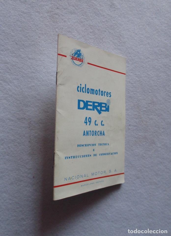 Coches y motocicletas: CATALOGO CICLOMOTORES DERBI 49 CC. ANTORCHA