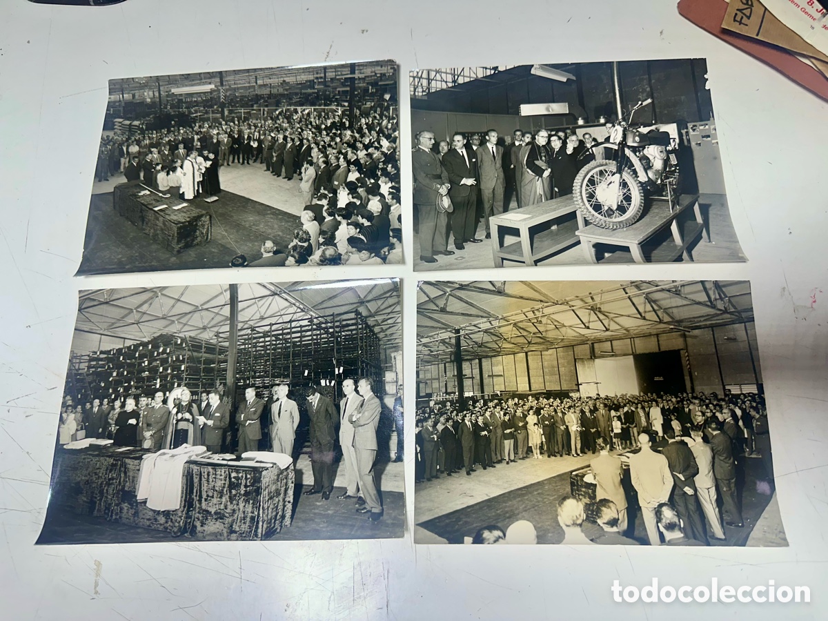 Coches y motocicletas: Fotograf&iacute;as originales iinaguracion f&aacute;brica Bultaco 1963