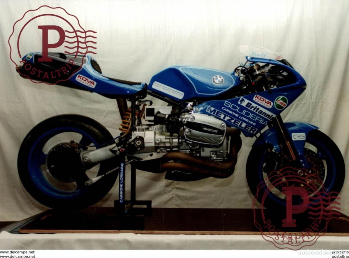 Autos und Motorr&auml;der: BMW AVALVE +-12,5cm x 17cm Moto MOTOCROSS MOTORCYCLE Douglas J Jackson archive of motorcycles