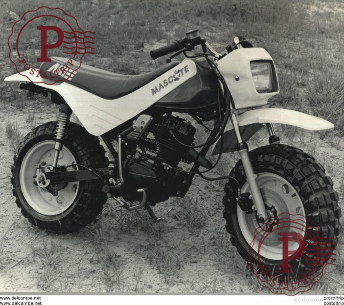 Autos und Motorr&auml;der: MASCOTE AIIIE 25x20cm Moto MOTOCROSS MOTORCYCLE Douglas J Jackson archive of motorcycles