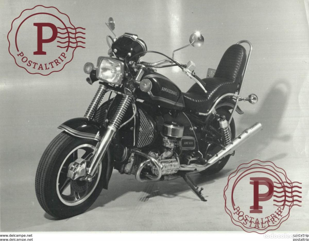 Autos und Motorr&auml;der: AMAZONAS AME 1600 25x20cm Moto MOTOCROSS MOTORCYCLE Douglas J Jackson archive of motorcycles