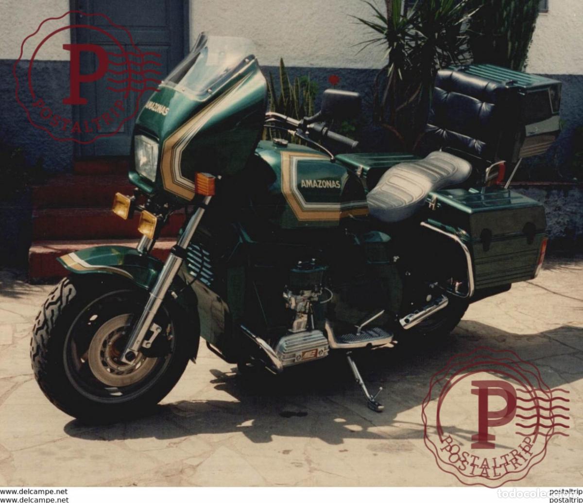 Autos und Motorr&auml;der: AMAZONAS AME 1600 +-25x20cm Moto MOTOCROSS MOTORCYCLE Douglas J Jackson archive of motorcycles