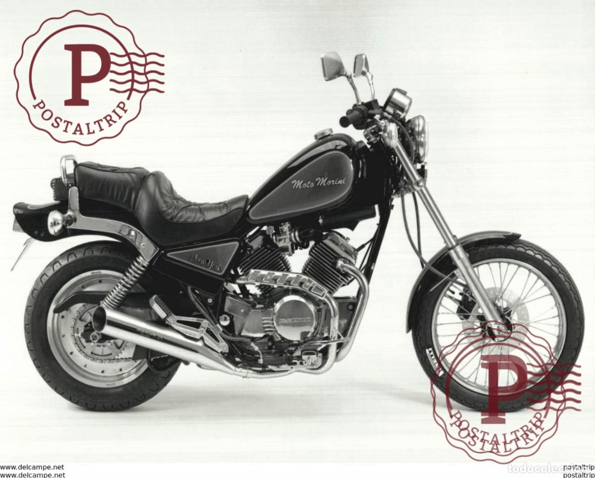 Autos und Motorr&auml;der: MORINI NEW YORK +-25x20cm Moto MOTOCROSS MOTORCYCLE Douglas J Jackson archive of motorcycles