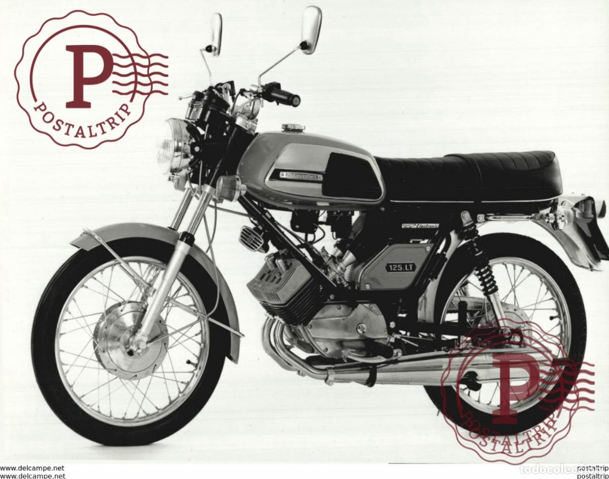Autos und Motorr&auml;der: MOTOCONFORT ELECTRONIC 125 LT +-25x20cm Moto MOTOCROSS MOTORCYCLE Douglas J Jackson archive of motor