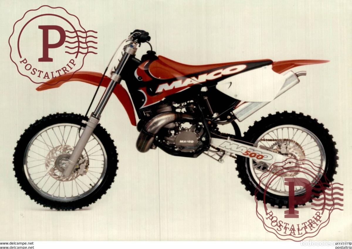 Coches y motocicletas: MAICO 500 +-12,5cm x 17,5cm Moto MOTOCROSS MOTORCYCLE Douglas J Jackson archive of motorcycles