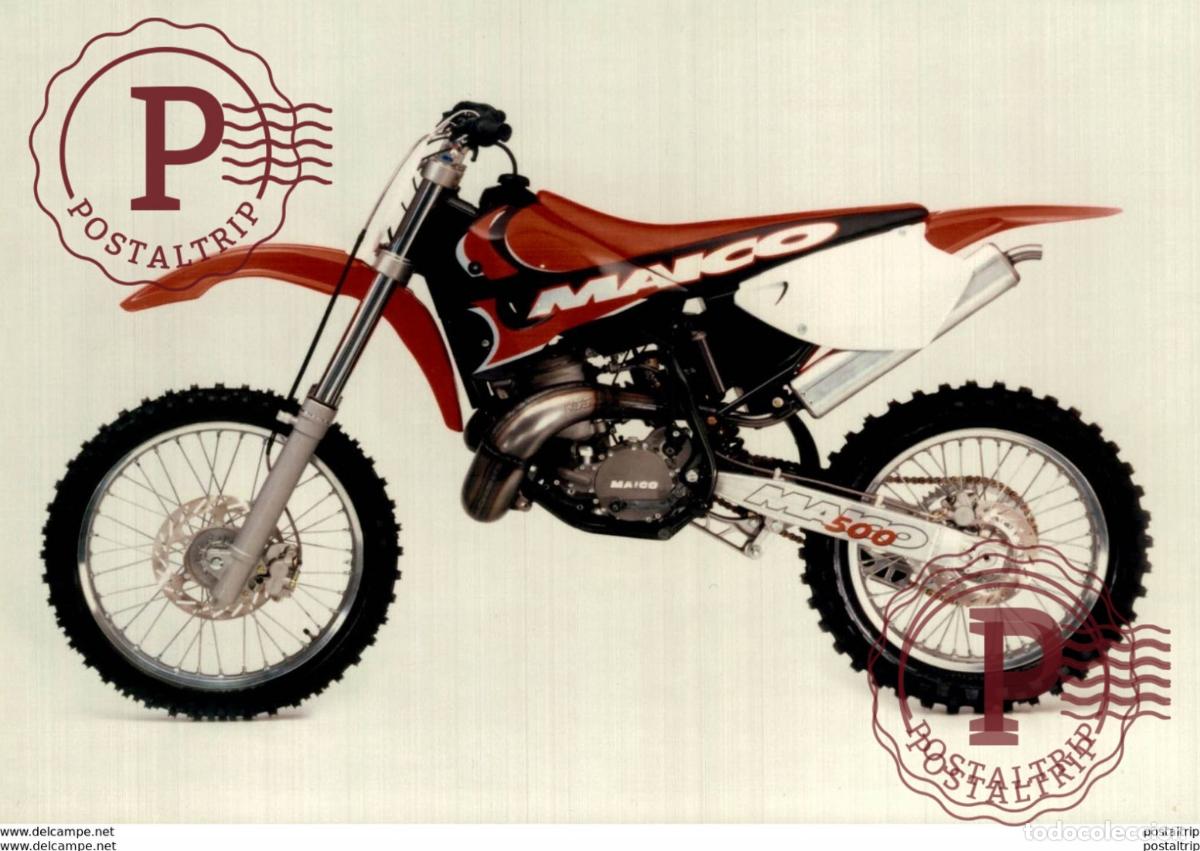 Coches y motocicletas: MAICO 500 +-12,5cm x 17,5cm Moto MOTOCROSS MOTORCYCLE Douglas J Jackson archive of motorcycles