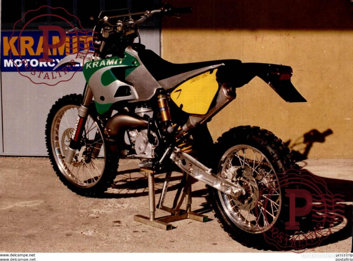 Coches y motocicletas: KRAMIT 250 GS +-11,5cm x 15cm Moto MOTOCROSS MOTORCYCLE Douglas J Jackson archive of motorcycles