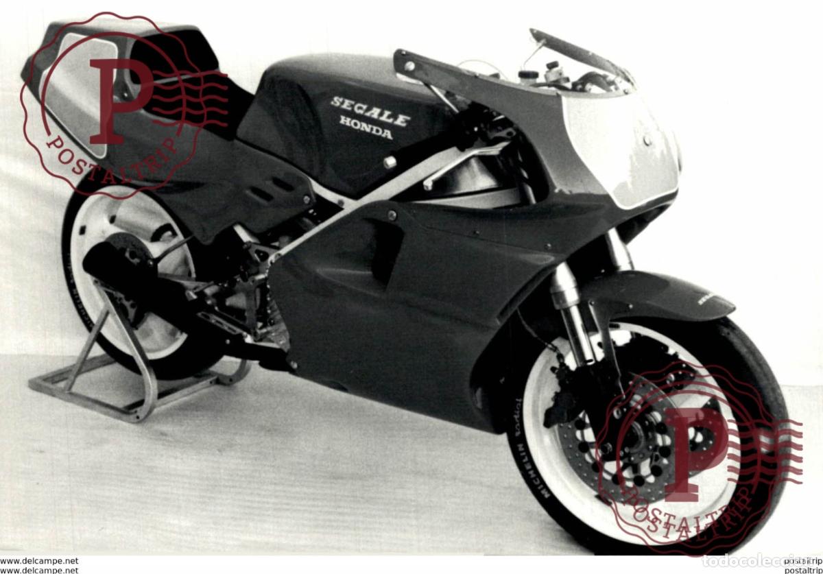 Cars and Motorcycles: SEGALE HONDA +-10cm x 15,5cm Moto MOTOCROSS MOTORCYCLE Douglas J Jackson archive of motorcycles