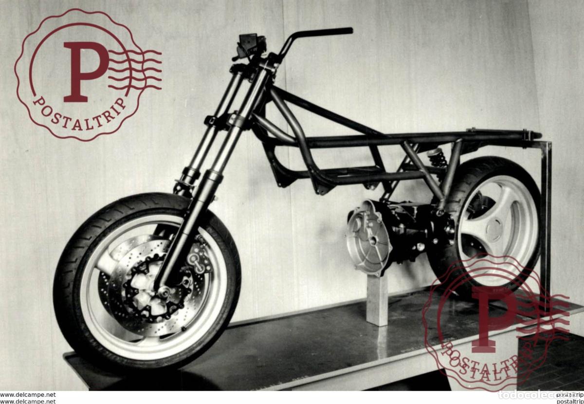 Cars and Motorcycles: CHASSIS PROTOTYPE +-10cm x 14,5cm Moto MOTOCROSS MOTORCYCLE Douglas J Jackson archive of motorcycles