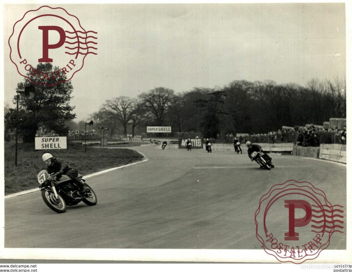 Coches y motocicletas: BRANDS HATCH 21*16cm Motocross Course de motos MOTORCYCLE