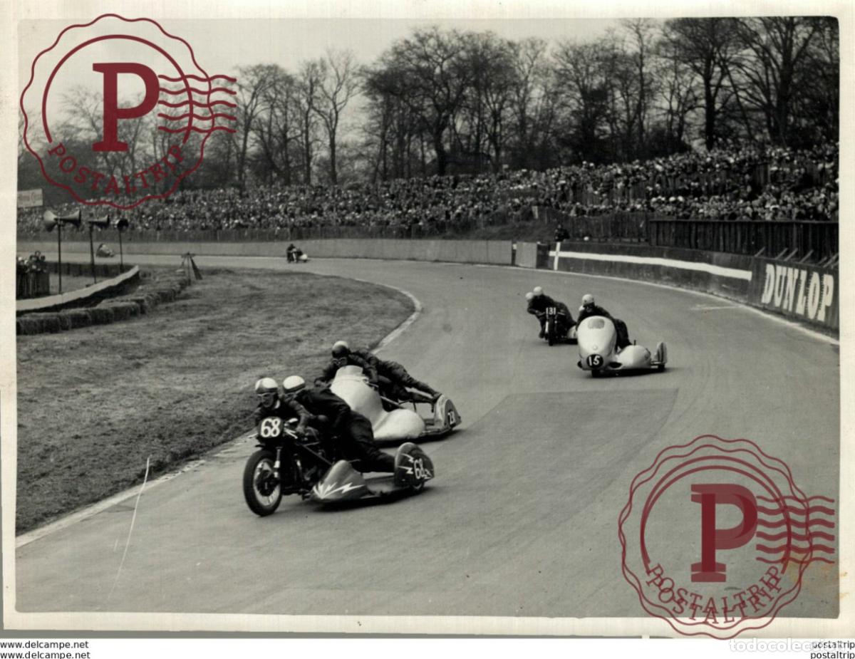 Coches y motocicletas: BRANDS HATCH 21*16cm Motocross Course de motos MOTORCYCLE
