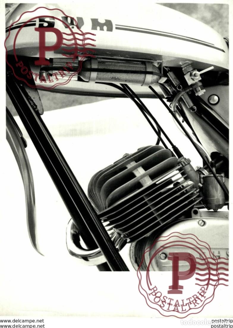 Coches y motocicletas: SWM SIX DAYS 50 17*12cm Moto MOTOCROSS MOTORCYCLE Douglas J Jackson archive of motorcycles