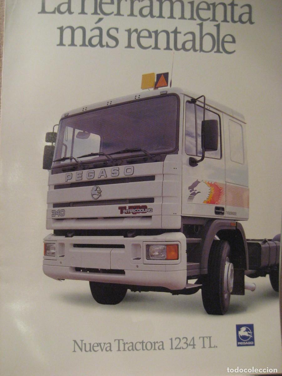 Coches y motocicletas: CAT&Aacute;LOGO TRACTORA PEGASO TRONER 1234 TL Y FICHA T&Eacute;CNICA CORRESPONDIENTE, 1989-1990, LEER DESCRIPCI&Oacute;N
