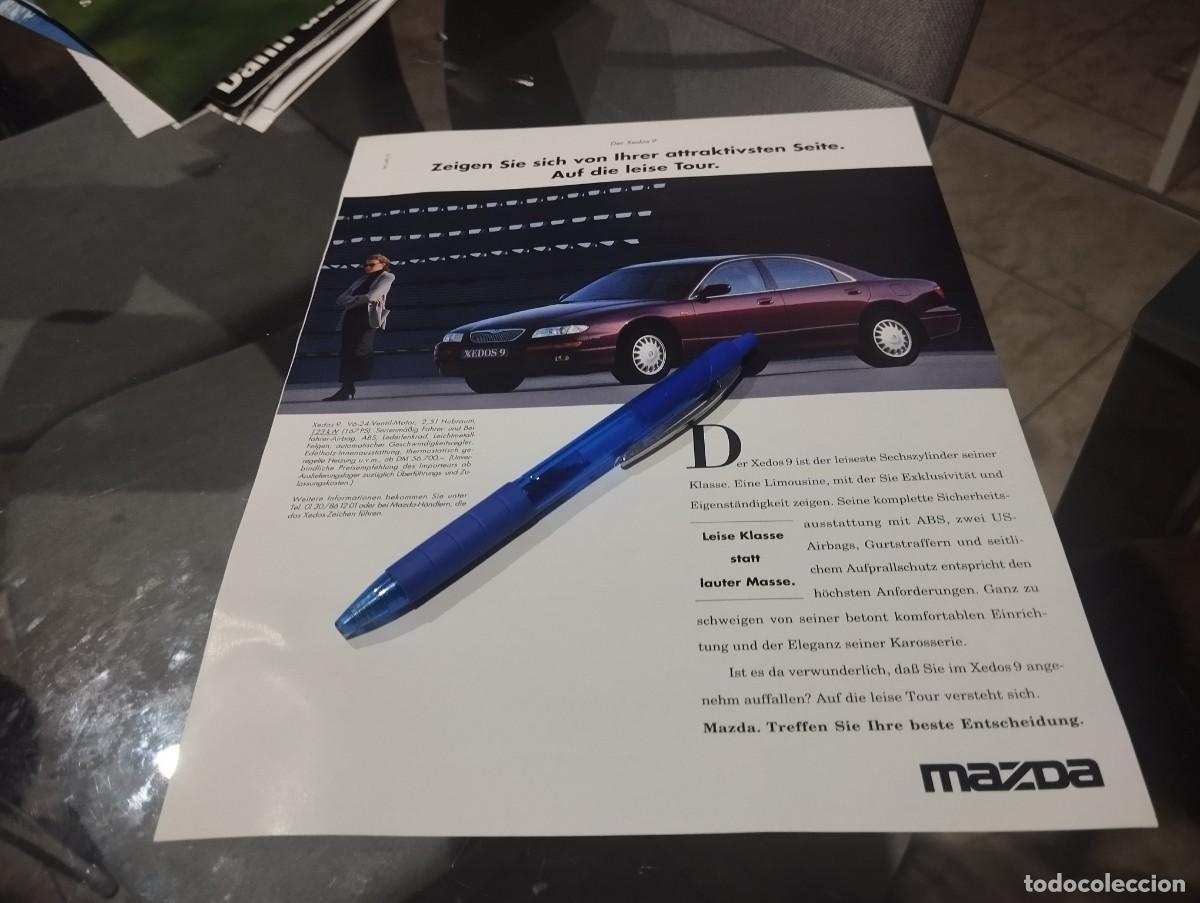 Coches y motocicletas: COCHE MAZDA XEDOS 9 CLIPPING ANUNCIO PUBLICIDAD REVISTA ALEM&Aacute;N 1994 BONITO PARA ENMARCAR