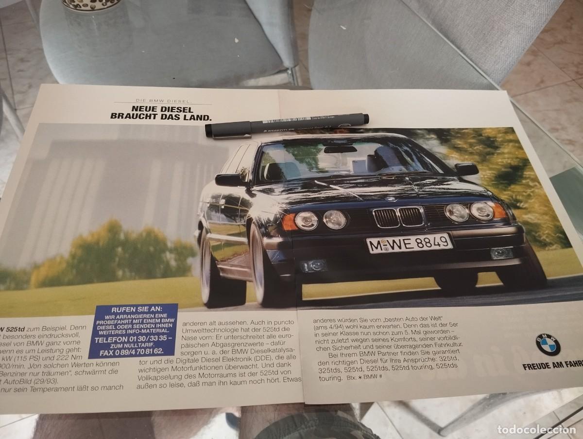 Coches y motocicletas: COCHE BMW 525 TD CLIPPING ANUNCIO PUBLICIDAD REVISTA ALEM&Aacute;N 1994 BONITO PARA ENMARCAR