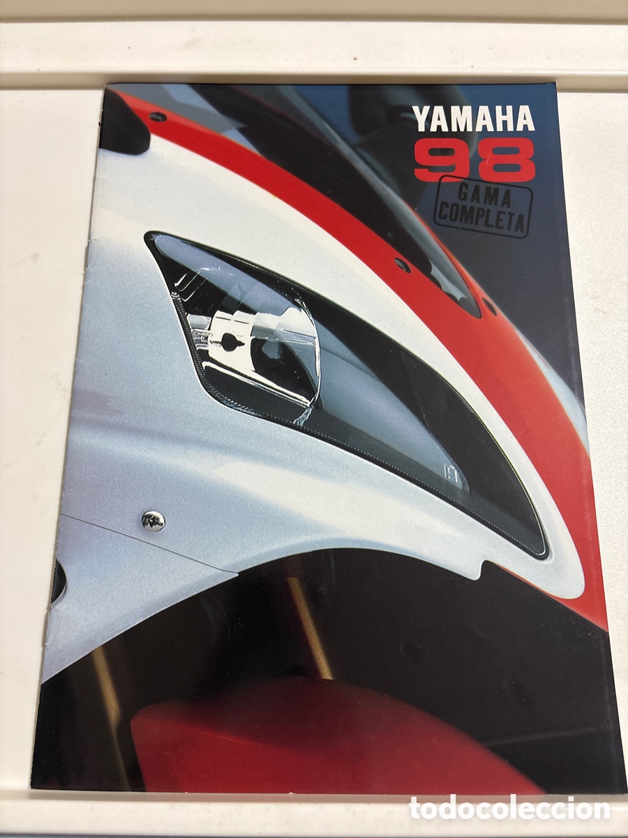 Coches y motocicletas: FOLLETO CAT&Aacute;LOGO MOTO YAMAHA GAMA 1998