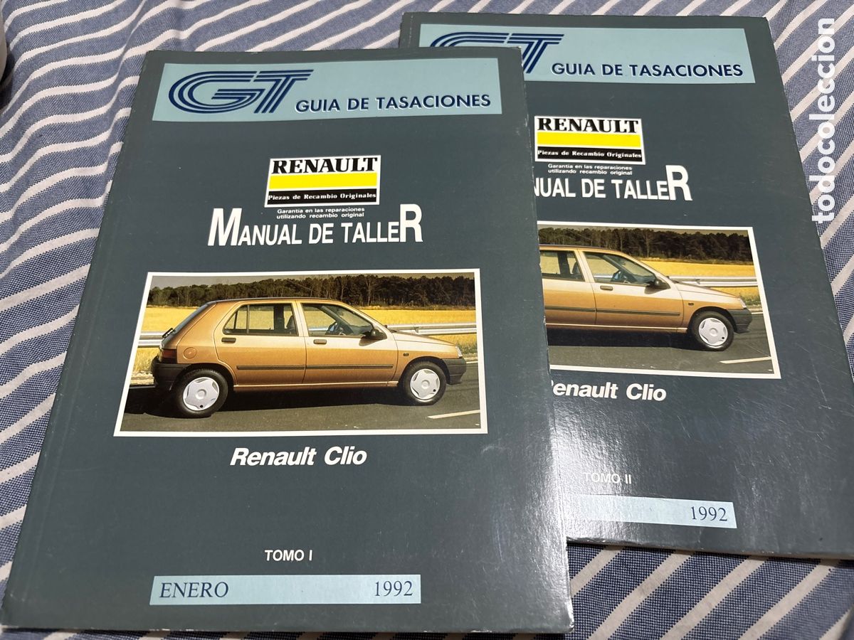 Coches y motocicletas: DOS GU&Iacute;A DE TASACIONES DEL RENAULT CLIO, TOMO I Y II, ENERO 1992