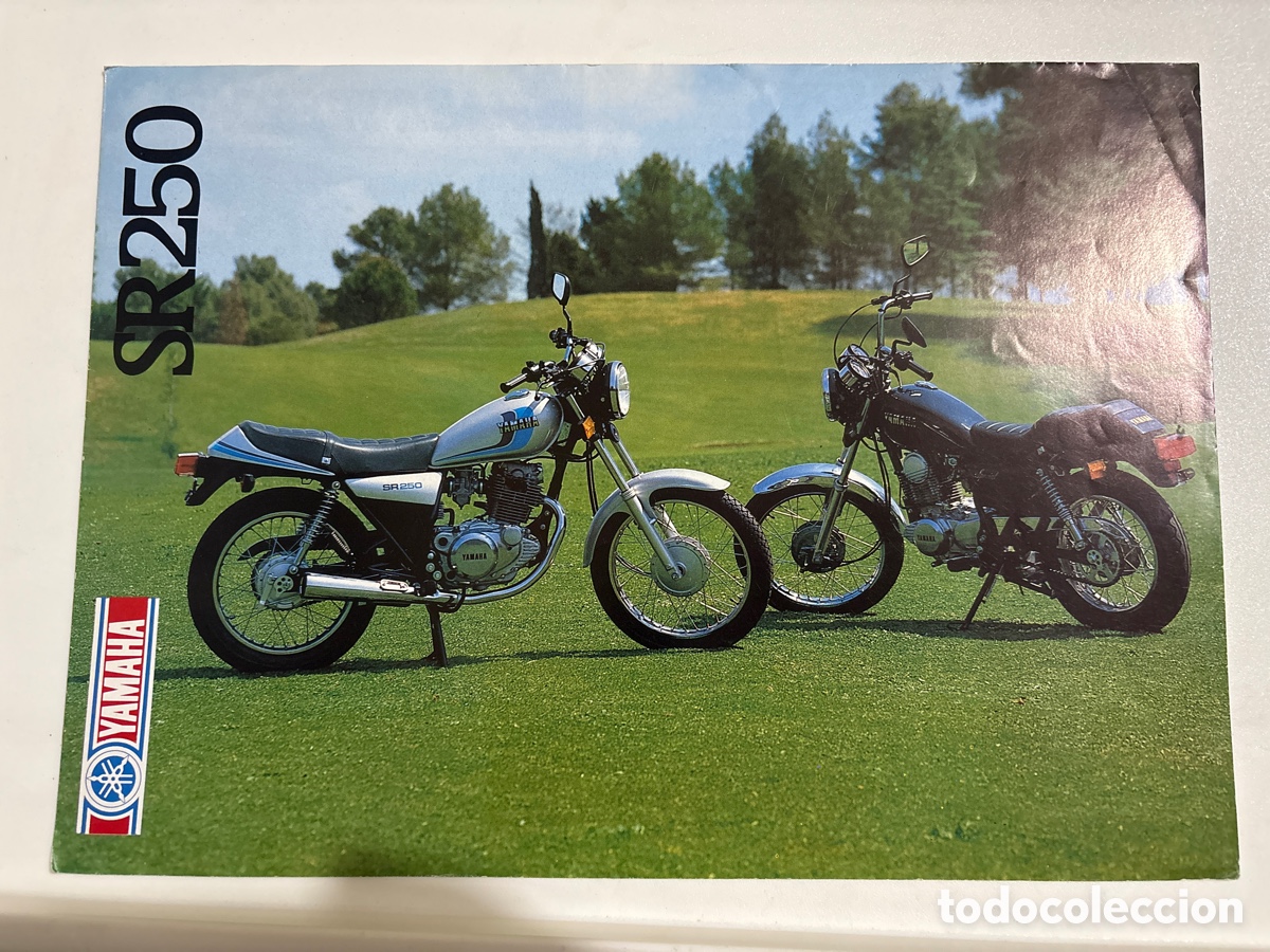 Coches y motocicletas: FOLLETO CAT&Aacute;LOGO MOTO YAMAHA SR 250
