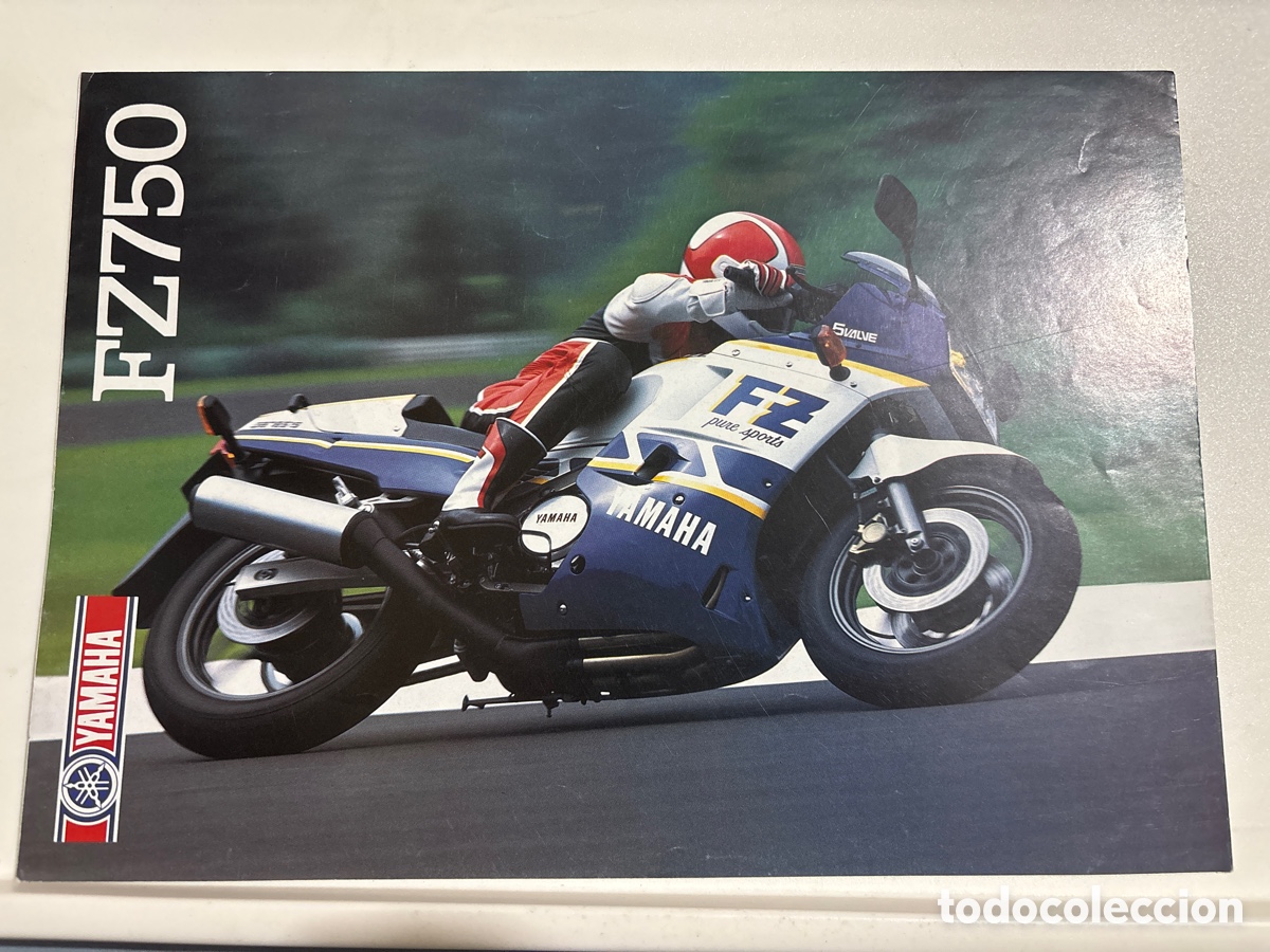 Coches y motocicletas: FOLLETO CAT&Aacute;LOGO MOTO TAMAHA FZ 750