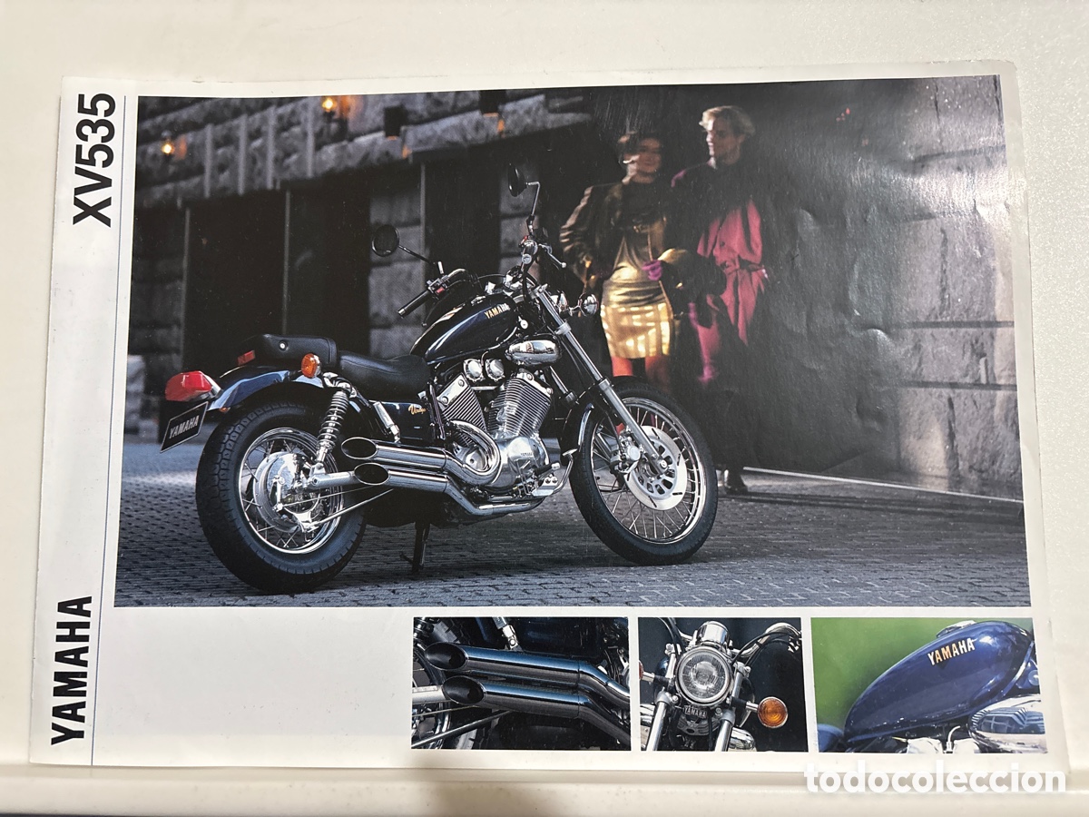 Coches y motocicletas: FOLLETO CAT&Aacute;LOGO MOTO YAMAHA XV 535