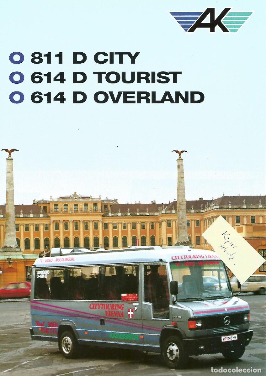 Coches y motocicletas: AK Kutsenits International Austria / Eslovenia Bus Mercedes T2 811 / 614 folleto 4 p&aacute;ginas alem&aacute;n