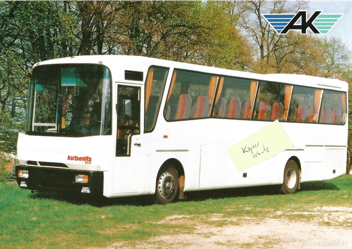 Coches y motocicletas: AK Kutsenits International Austria/Eslovenia Bus 4040 Overland HD Mercedes folleto doble cara alem&aacute;n
