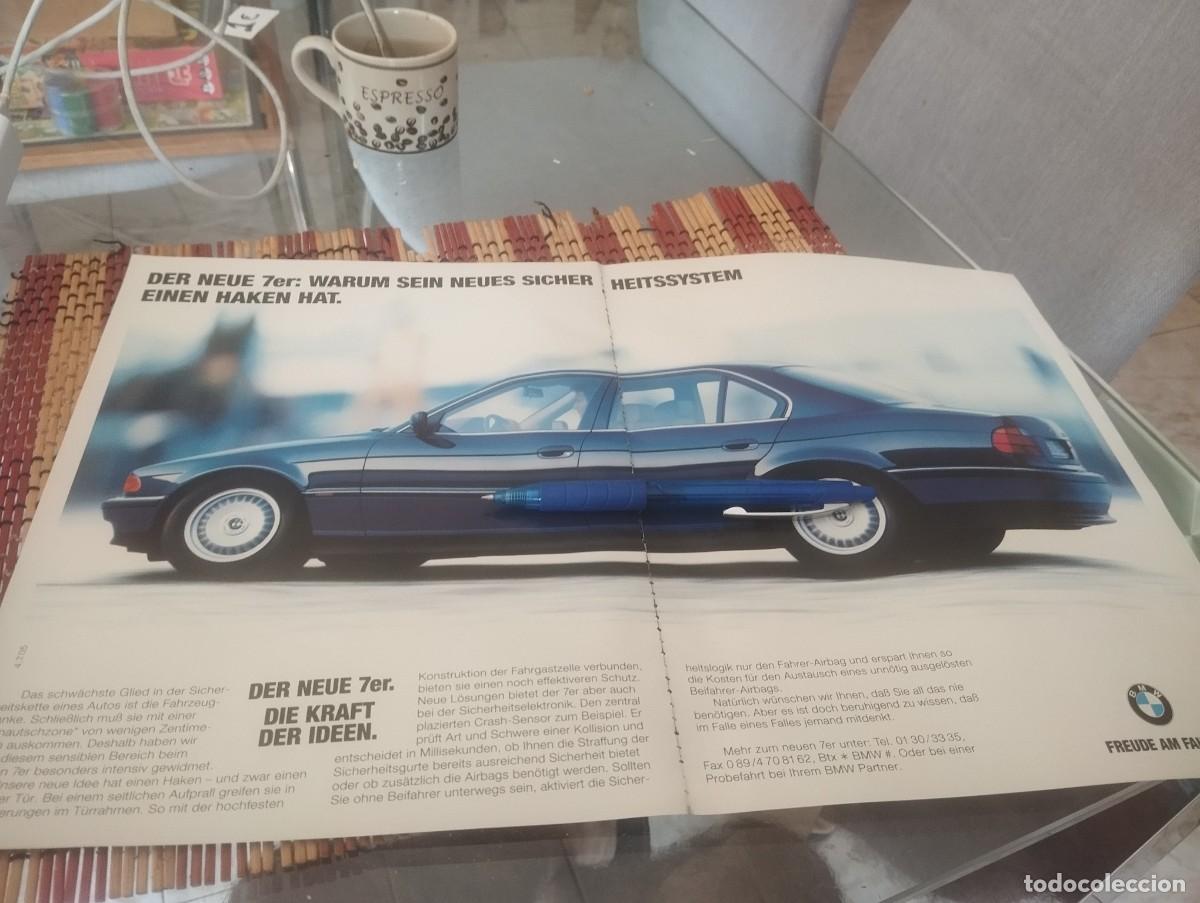 Coches y motocicletas: COCHE BMW SERIE 7 CLIPPING HOJA ANUNCIO PUBLICIDAD REVISTA ALEMANA 1994 BONITO PARA ENMARCAR