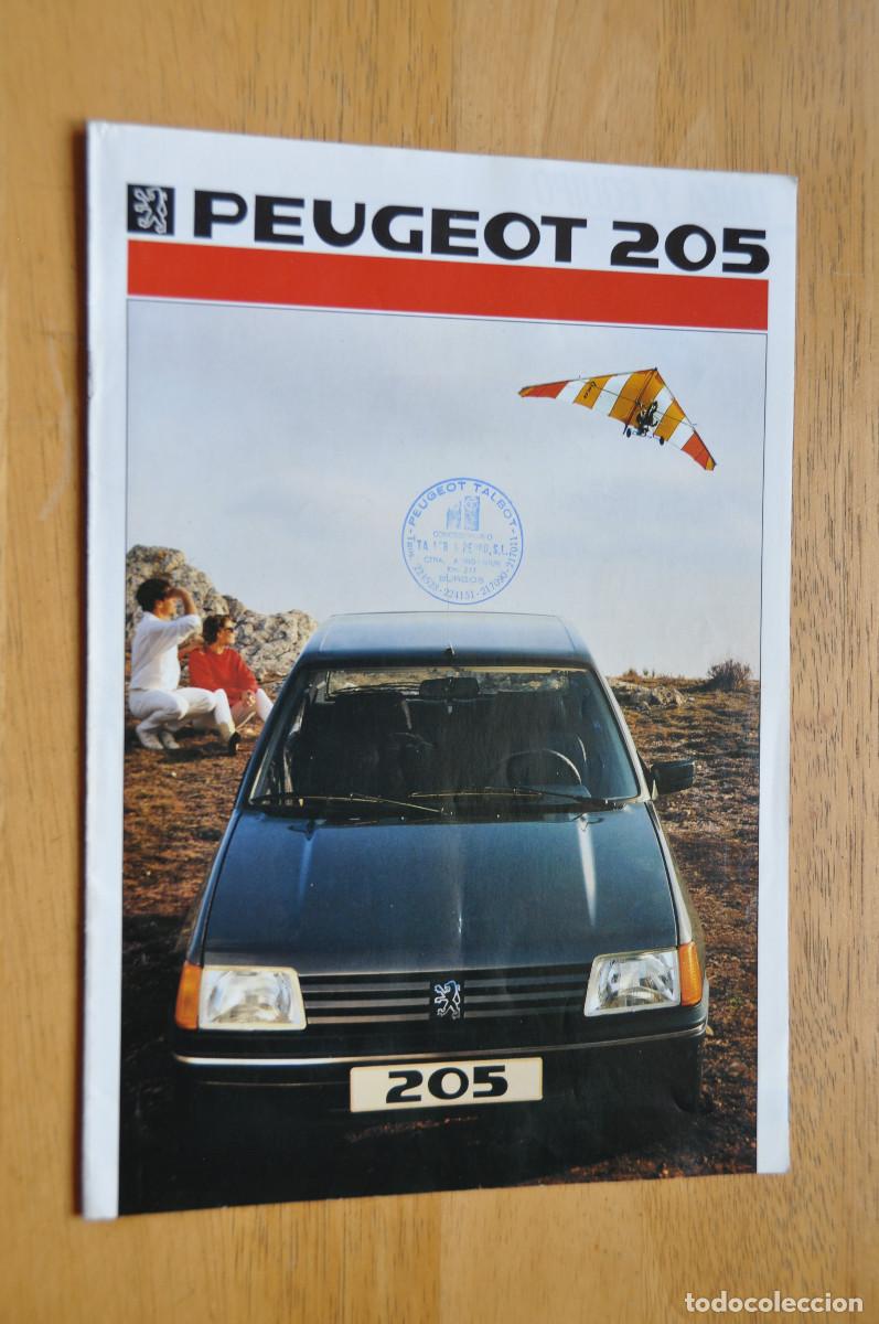 Coches y motocicletas: CAT&Aacute;LOGO DEL PEUGEOT 205 (1986)