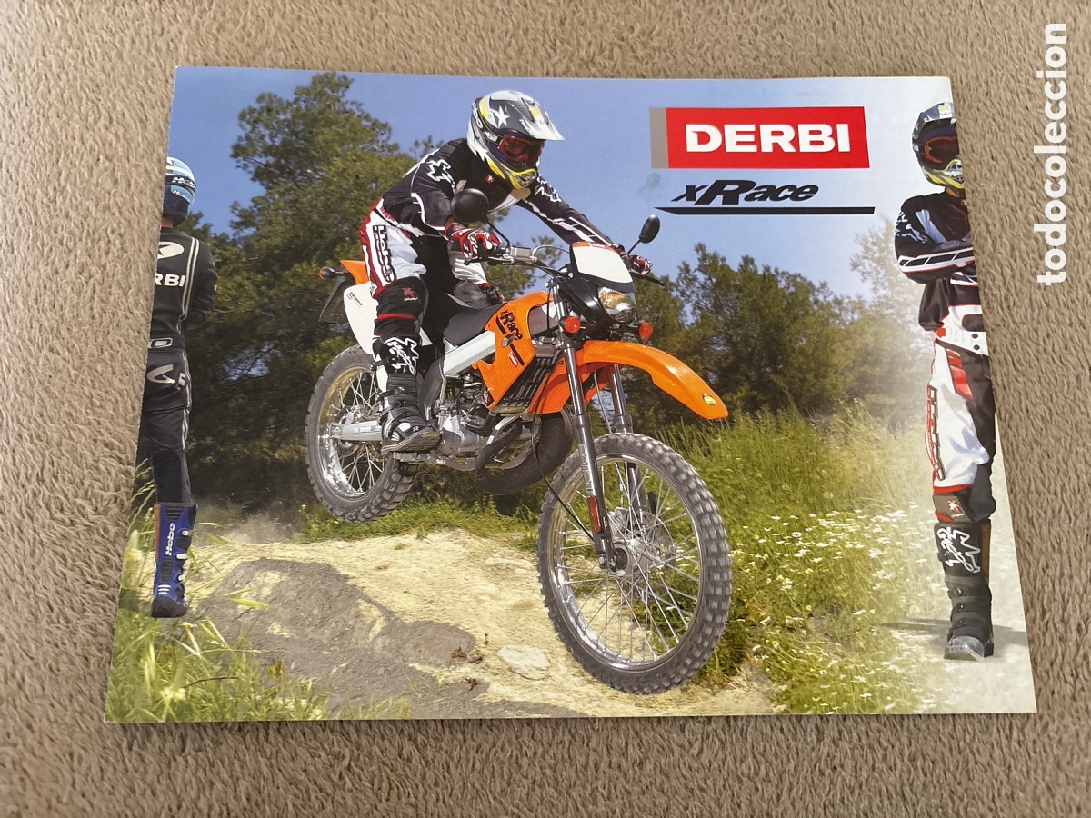 Coches y motocicletas: FOLLETO CAT&Aacute;LOGO MOTO DERBI X RACE ( MOTORCYCLES)