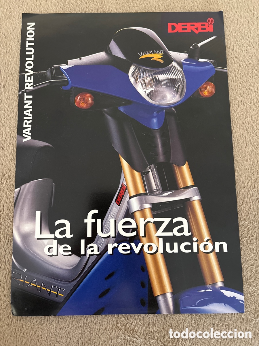 Coches y motocicletas: FOLLETO CAT&Aacute;LOGO MOTO DERBI VARIANT REVOLUTION