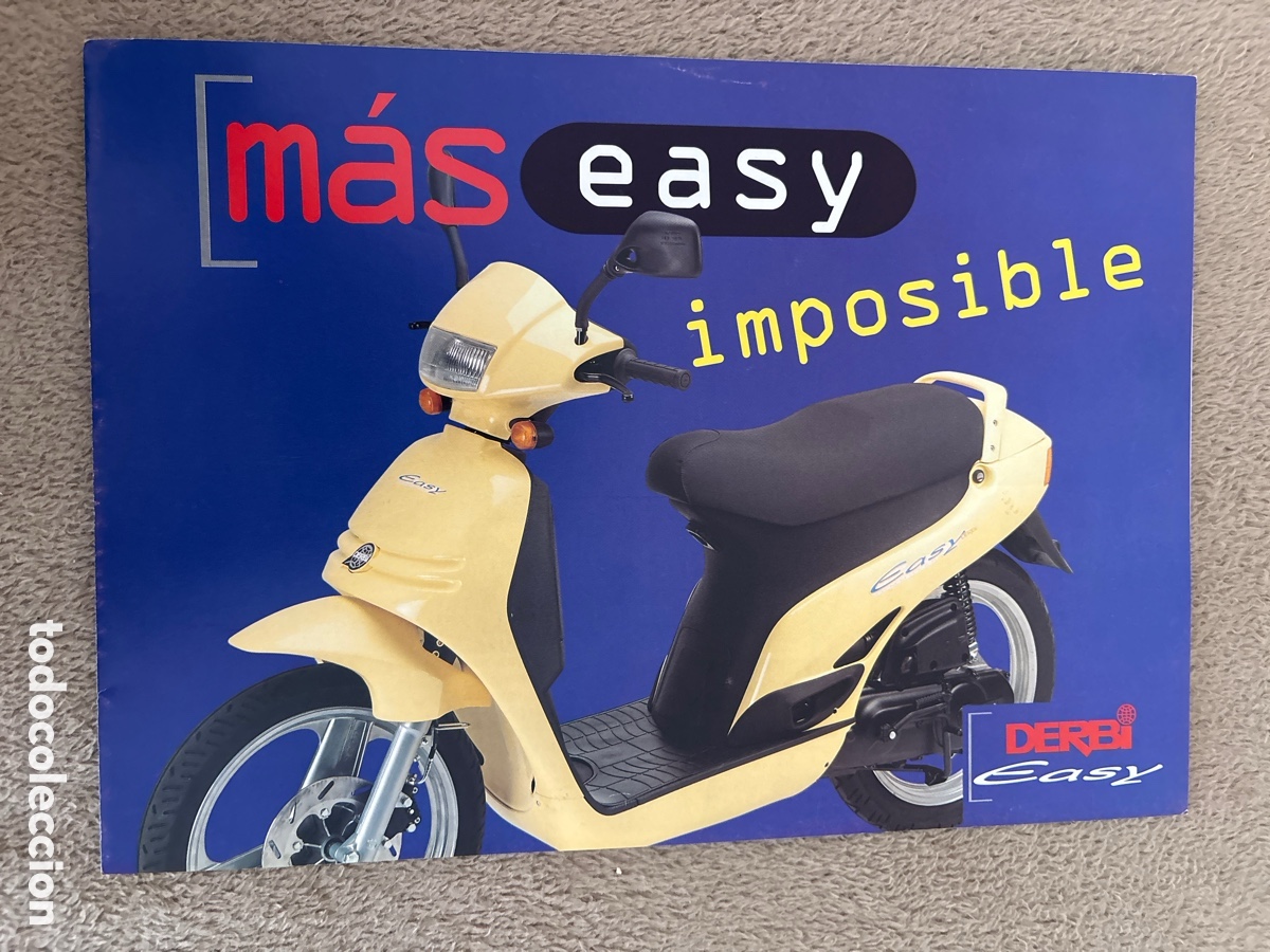 Coches y motocicletas: FOLLETO CAT&Aacute;LOGO MOTO DERBI EASY
