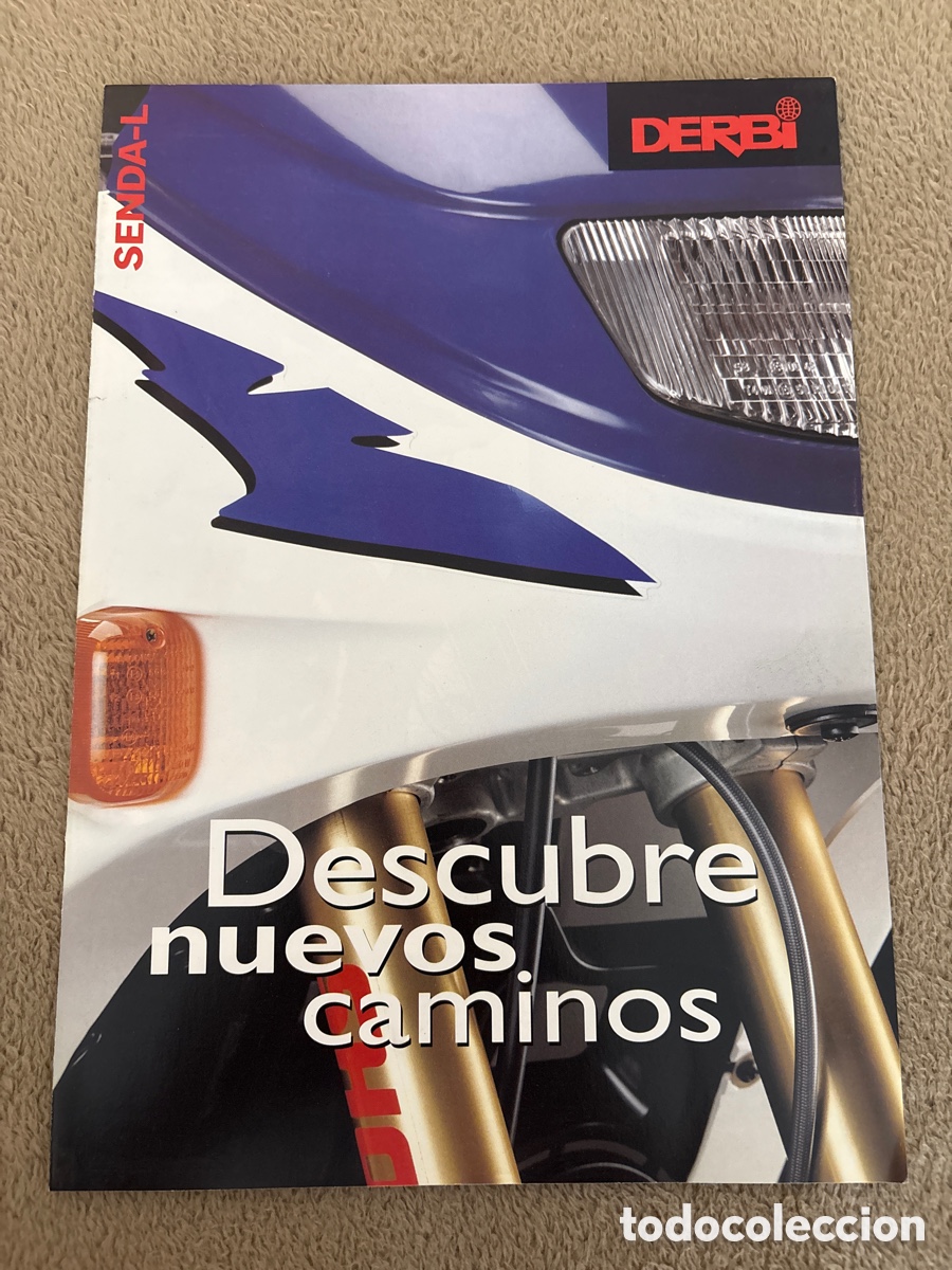 Coches y motocicletas: FOLLETO CAT&Aacute;LOGO MOTO DERBI SENDA L ( MOTORCYCLES 1997)