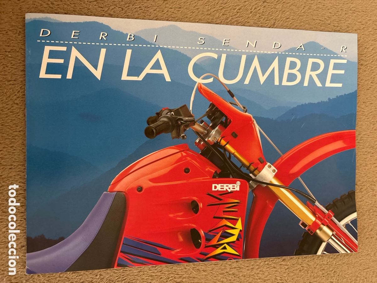 Coches y motocicletas: FOLLETO CAT&Aacute;LOGO MOTO DERBI SENDA R (MOTORCYCLES 1995)