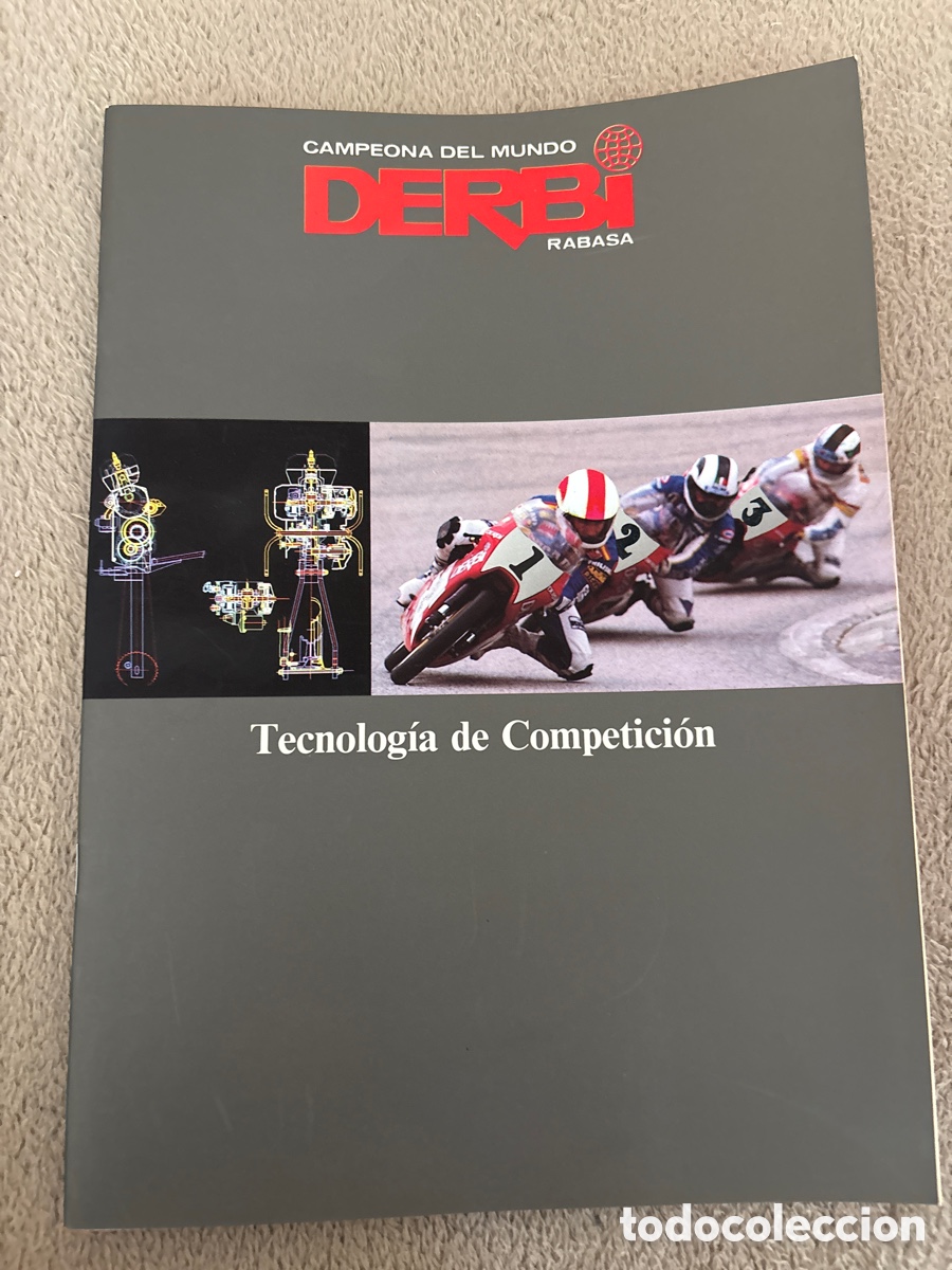 Coches y motocicletas: FOLLETO CAT&Aacute;LOGO DERBI RABASA , TECNOLOG&Iacute;A DE COMPETICI&Oacute;N