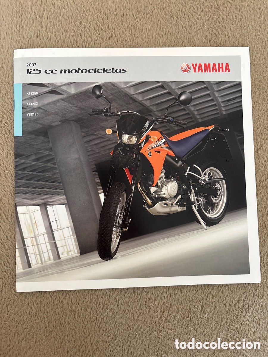 Coches y motocicletas: FOLLETO CAT&Aacute;LOGO MOTO YAMAHA 125 CC MOTOCICLETAS MOTORCYCLES 2007