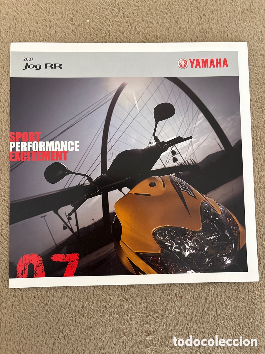 Coches y motocicletas: FOLLETO CAT&Aacute;LOGO MOTO YAMAHA JOG RR 2007