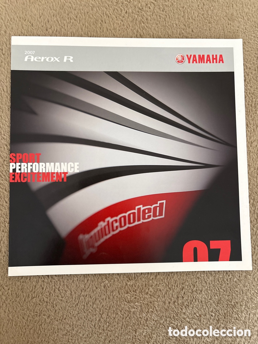 Coches y motocicletas: FOLLETO CAT&Aacute;LOGO MOTO YAMAHA AEROX R 2007