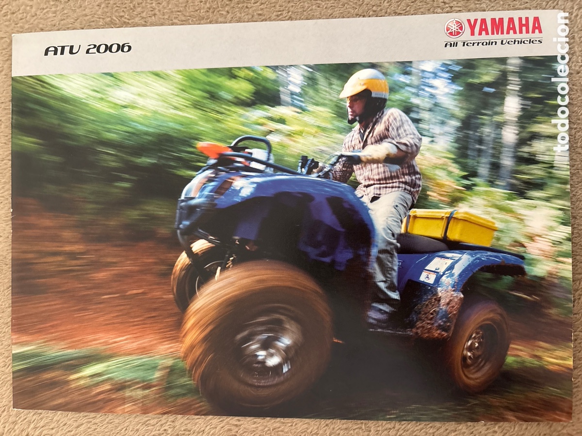 Autos und Motorr&auml;der: FOLLETO CAT&Aacute;LOGO MOTO QUAD YAMAHA ATV 2006