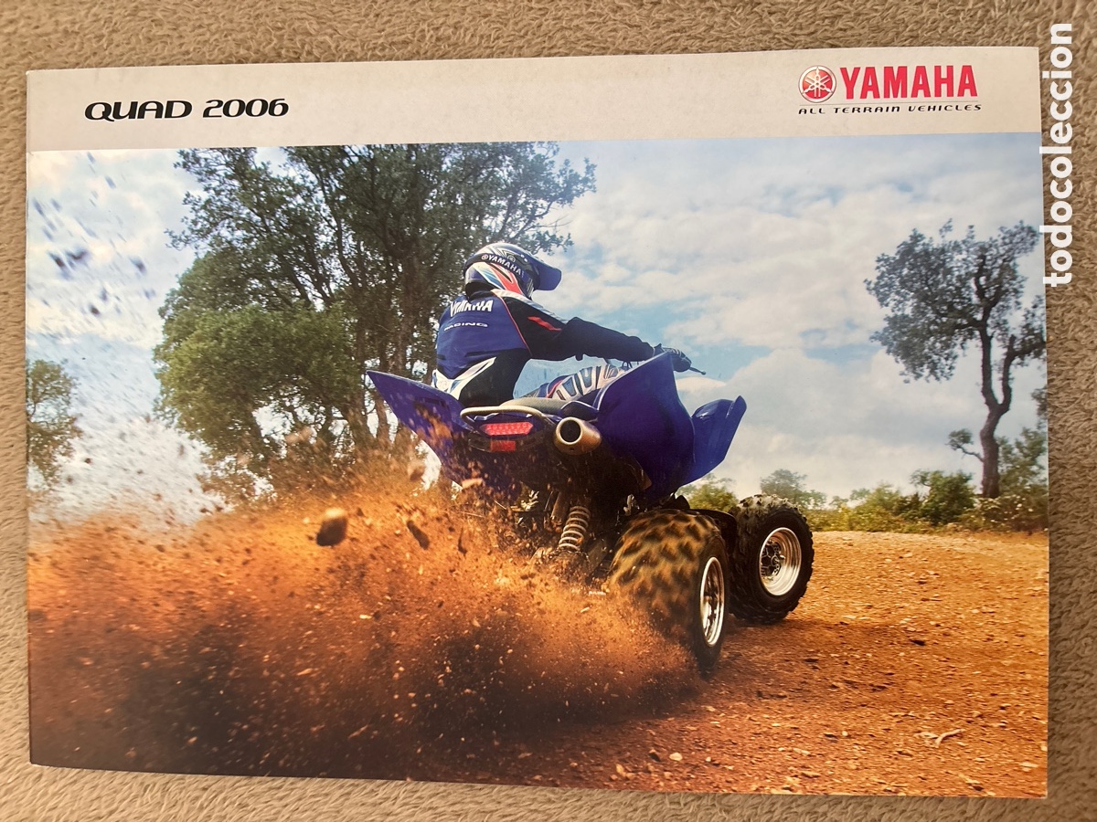 Voitures et Motocyclettes: FOLLETO CAT&Aacute;LOGO MOTO QUAD YAMAHA GAMA 2006
