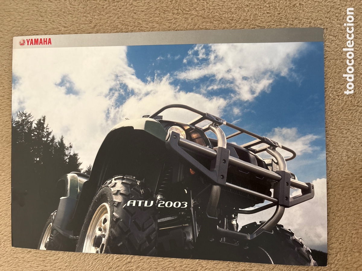 Carros e motociclos: FOLLETO CAT&Aacute;LOGO MOTO QUAF ATV 2003