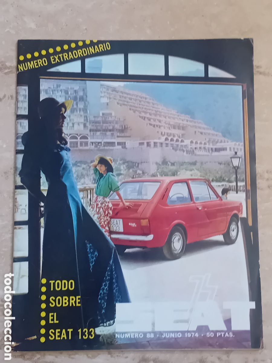 Coches y motocicletas: Revista SEAT 74 Numero extraordinario Junio 1974