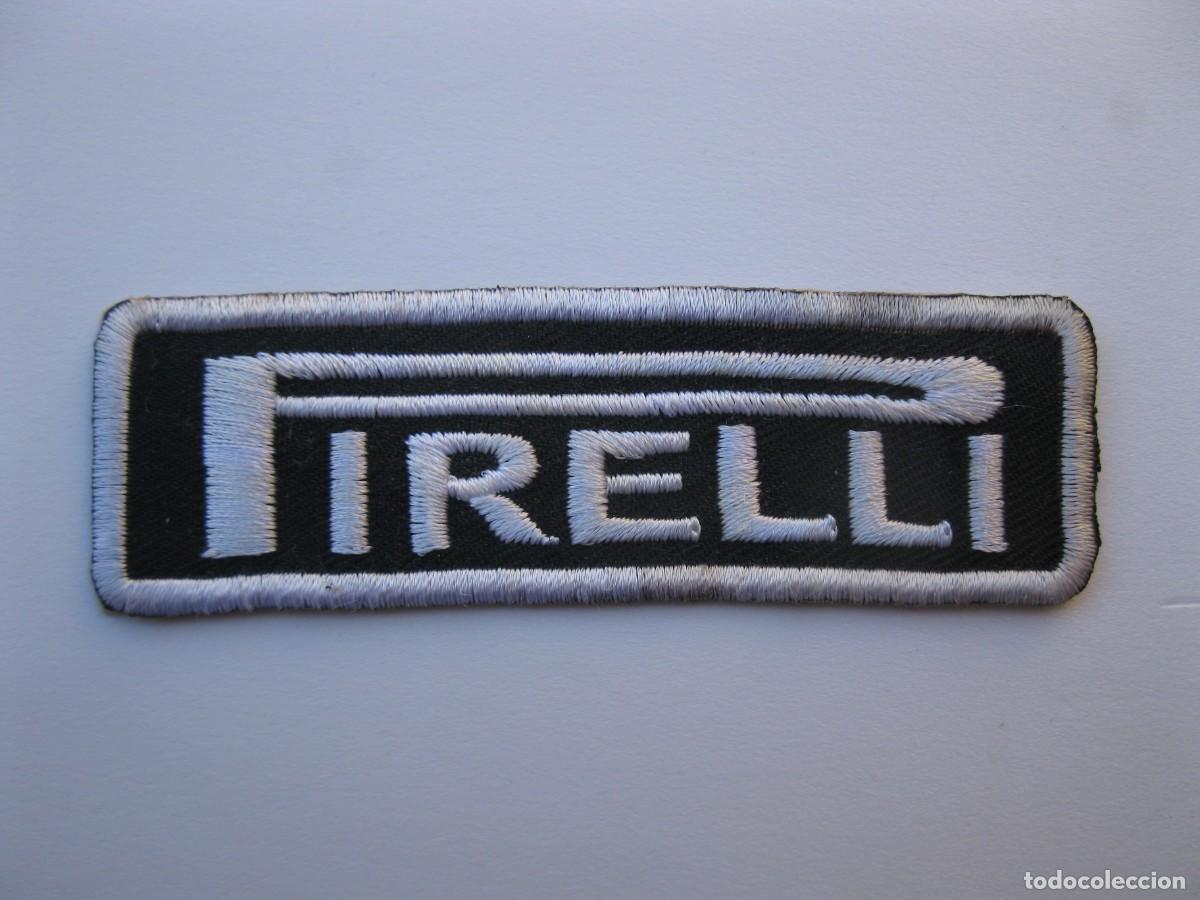 Coches y motocicletas: LOGO DE PIRELLI - PARCHE DE TELA.