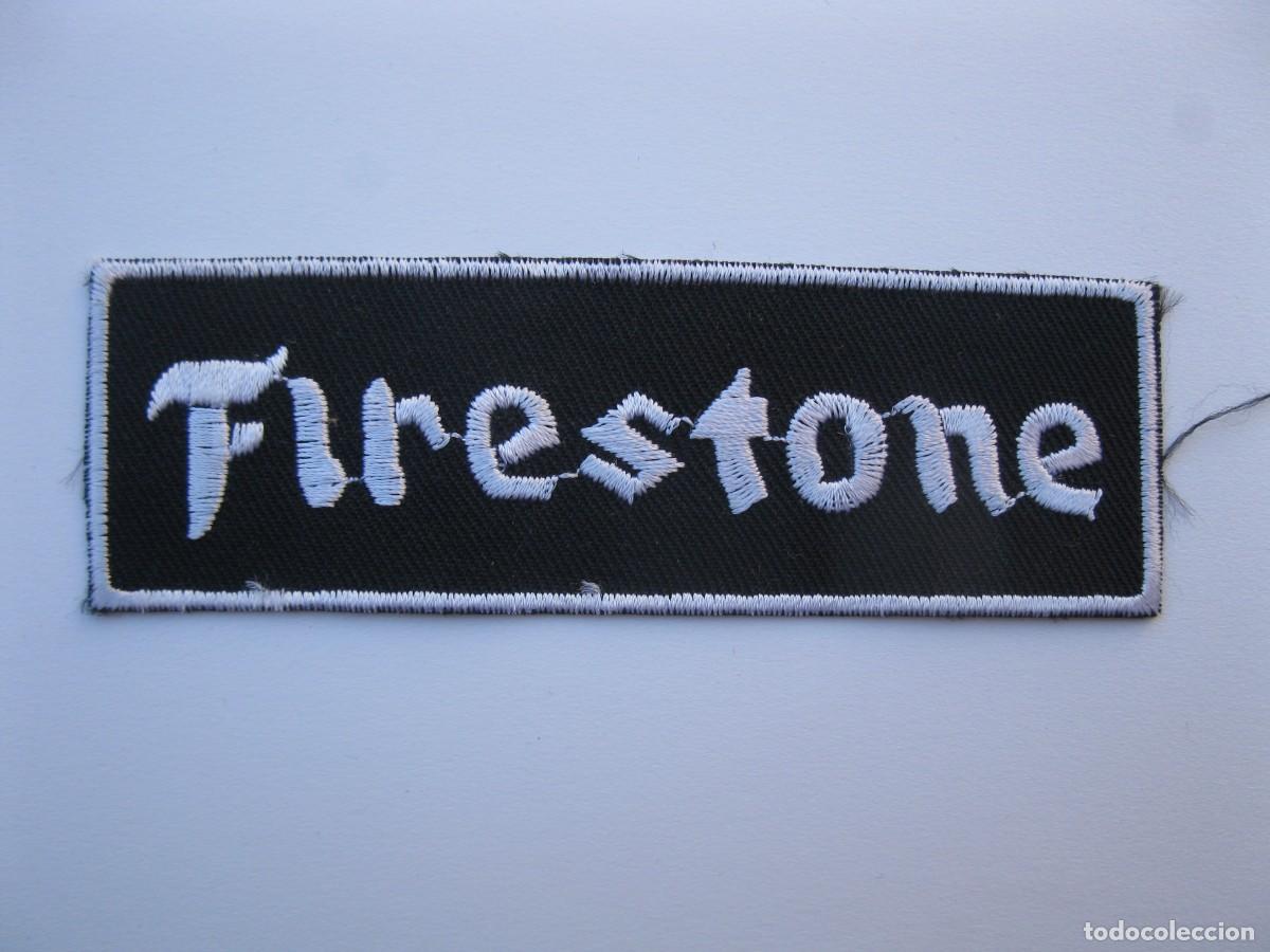 Coches y motocicletas: LOGO DE FIRESTONE - PARCHE DE TELA.