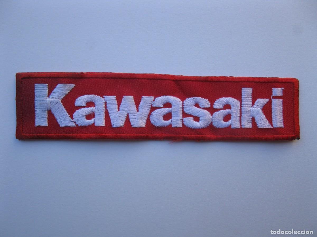 Coches y motocicletas: LOGO DE KAWASAKI - PARCHE DE TELA.