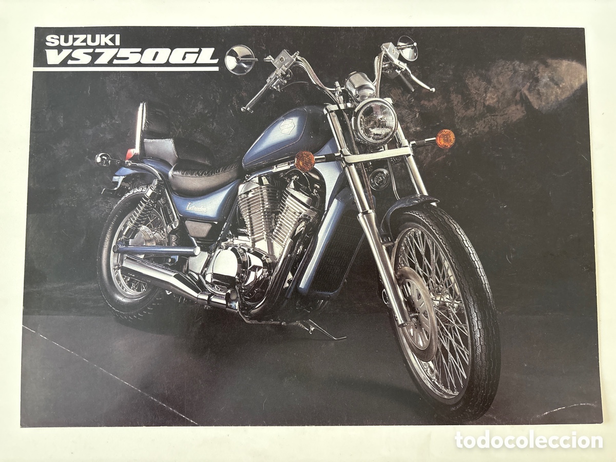 Coches y motocicletas: FOLLETO CAT&Aacute;LOGO MOTO SUZUKI VS 750 GL INTRUDER